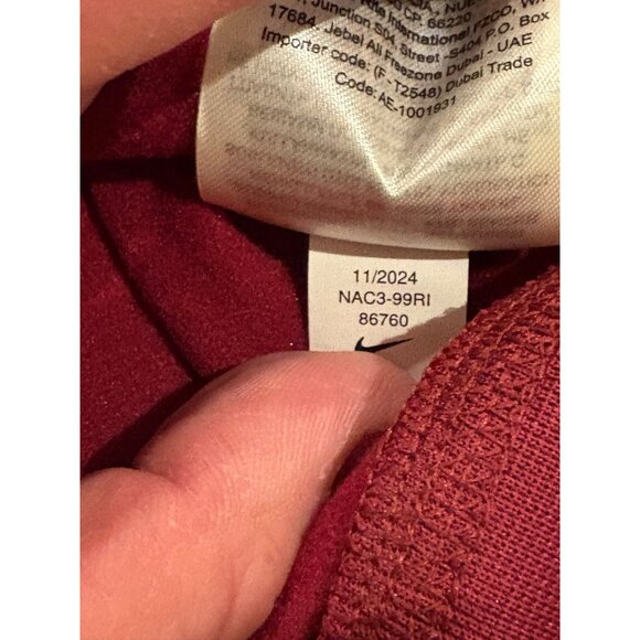 Nike Men's Philadelphia Phillies Maroon Therma Authentic Collection Hoodie Large - Picture 9 of 9